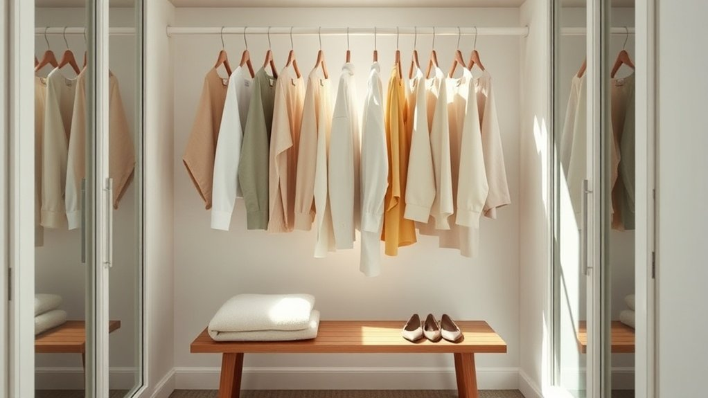 streamlined closet clear decisions