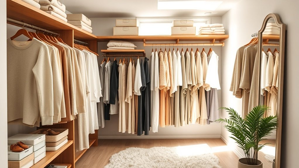 streamlined closet maintenance routine