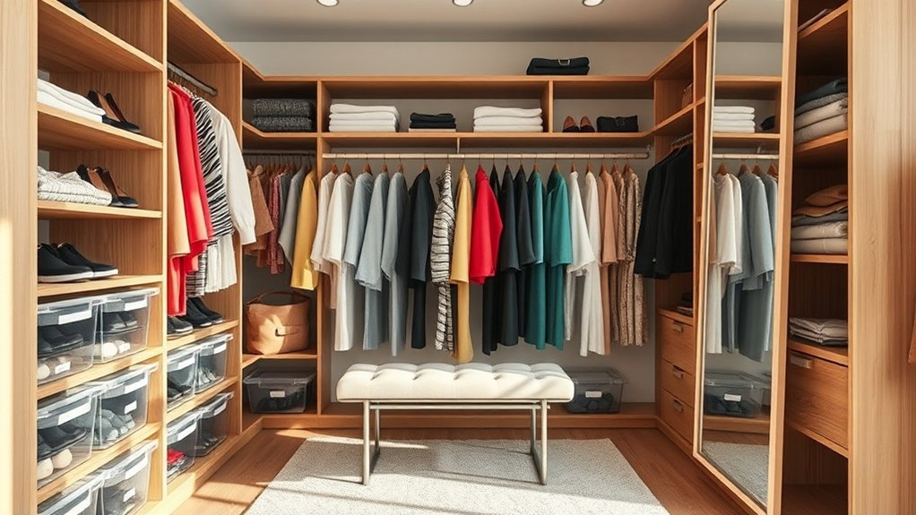streamlined closet organization tips
