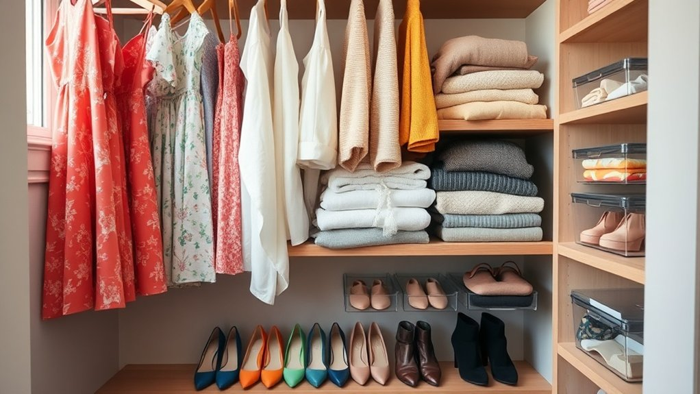 streamlined closet organization tips