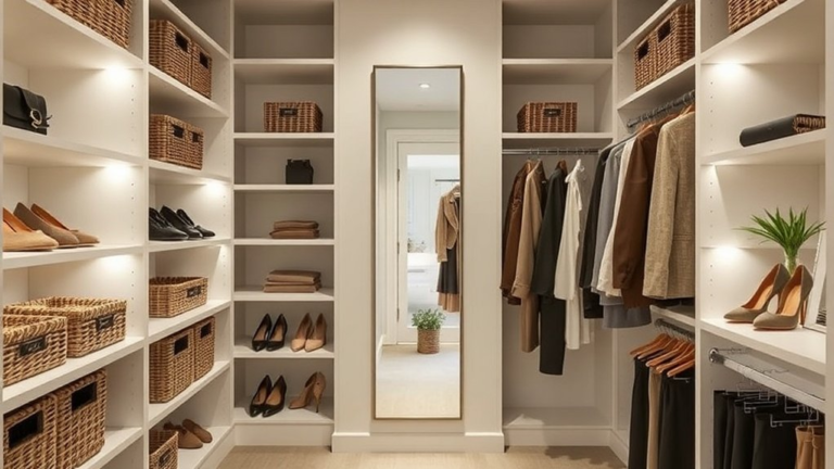 streamlined closet organization tips
