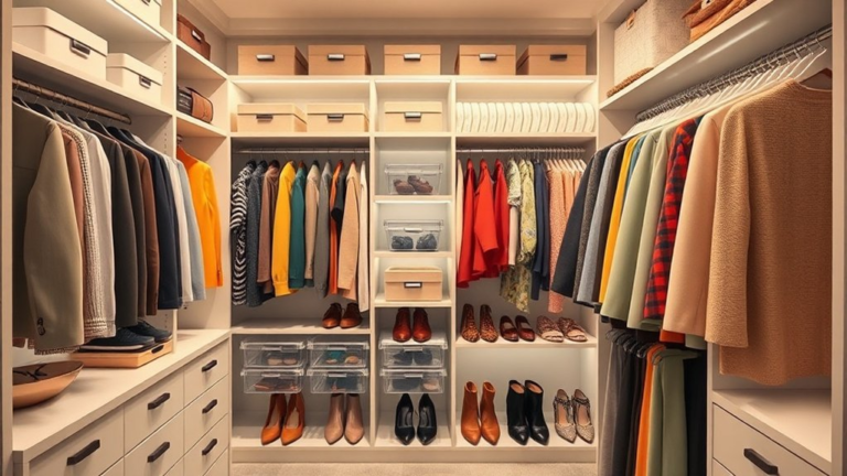 streamlined closet organization tips