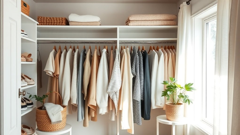 stress free closet organization