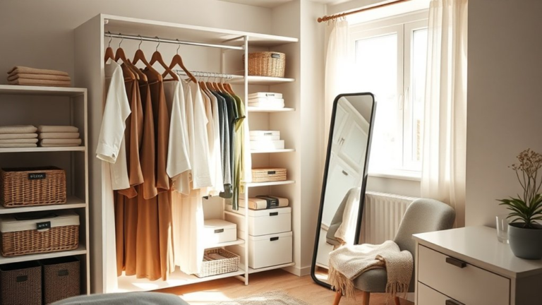 stress free closet organization