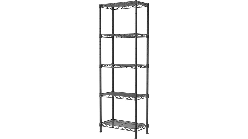sturdy metal shelving unit