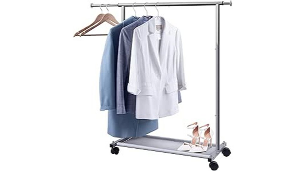 sturdy rolling clothes organizer