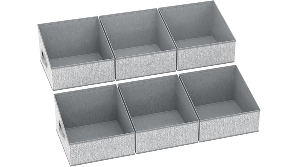 sturdy storage bins handles