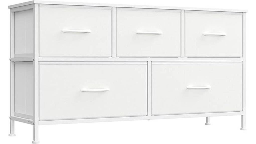 stylish bedroom storage solution