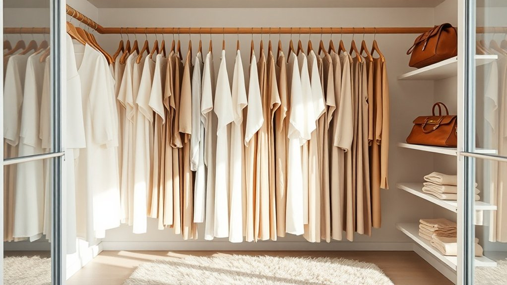 stylish capsule wardrobe organization