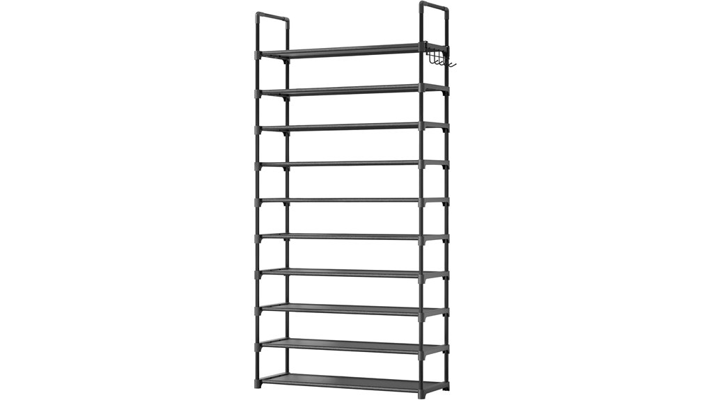 stylish closet shoe storage