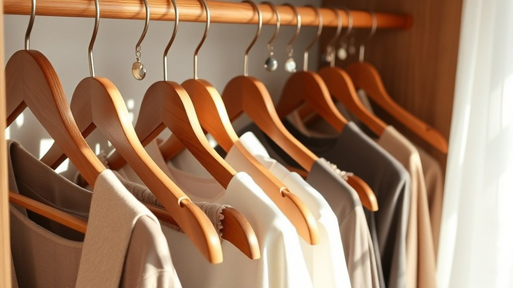 stylish eco friendly closet organization