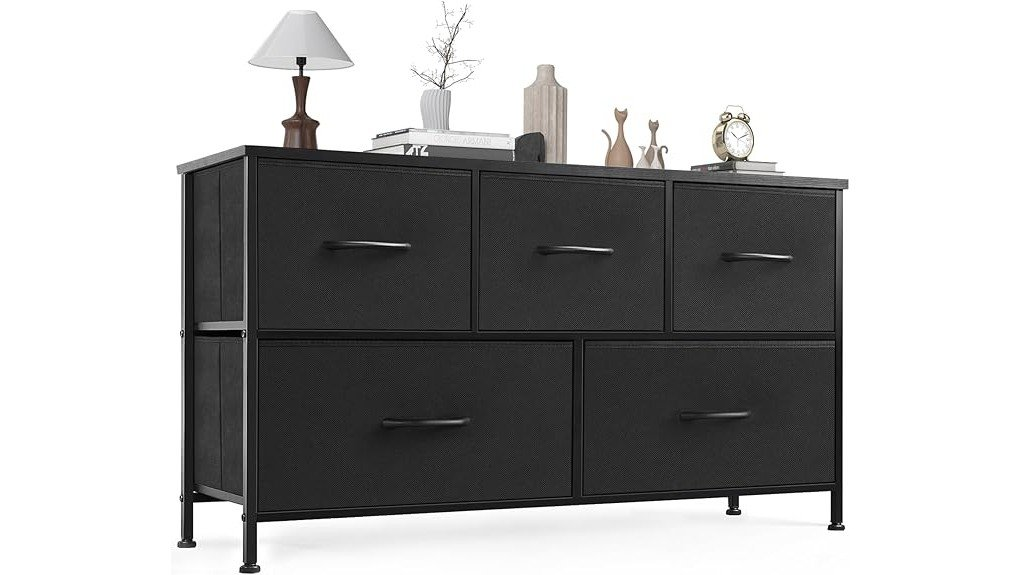 stylish fabric drawer dresser