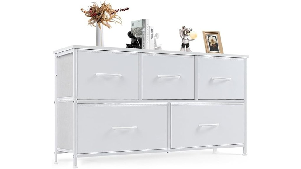 stylish fabric dresser organizer