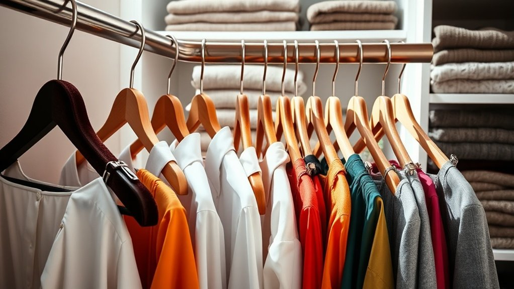 stylish functional closet hangers