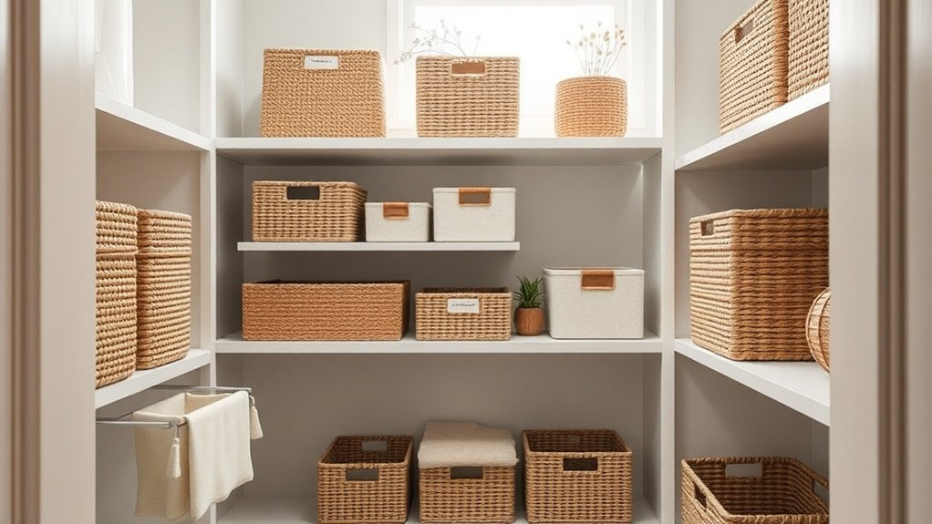 stylish functional closet organization
