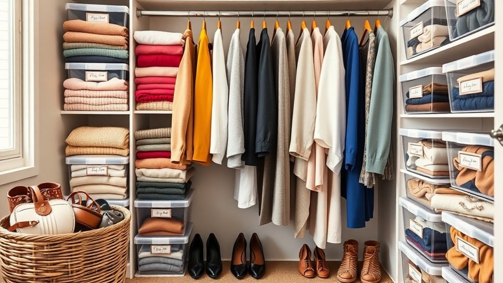 stylish functional closet organizers