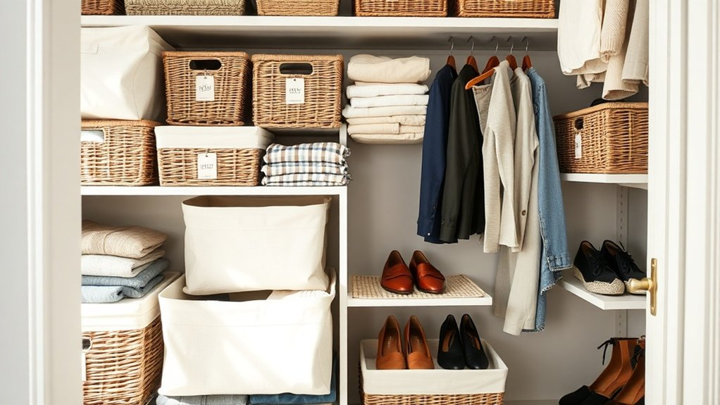 stylish organization for closets
