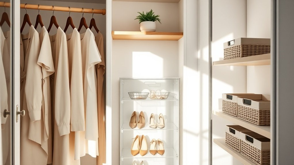 stylish organized closet essentials