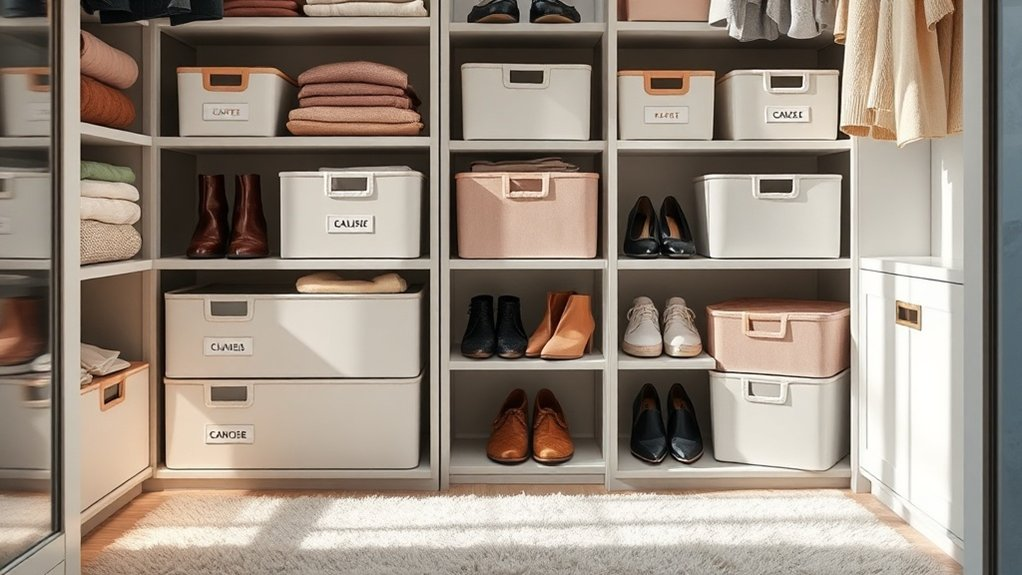 stylish organized closet solutions