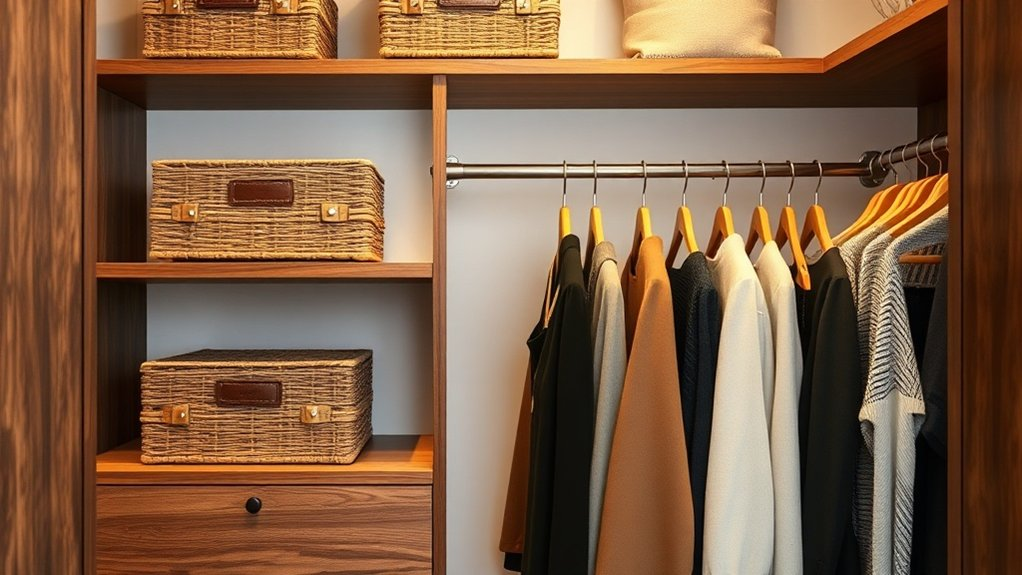 stylish organized closet solutions