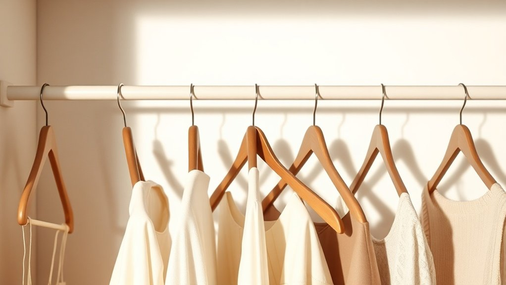 stylish space saving closet hangers