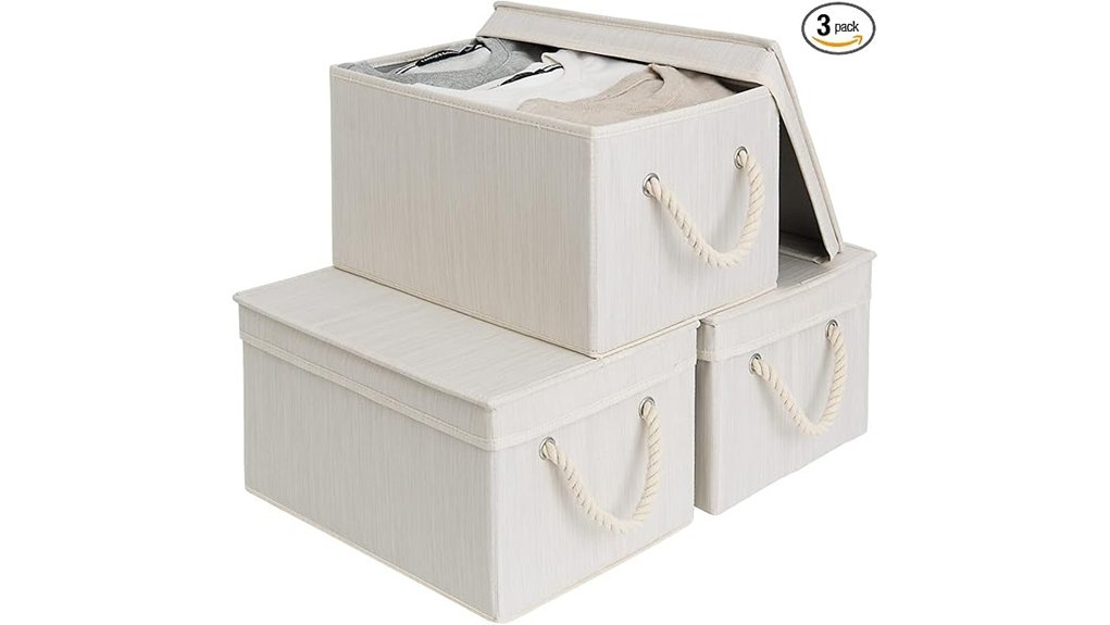 stylish storage bins set