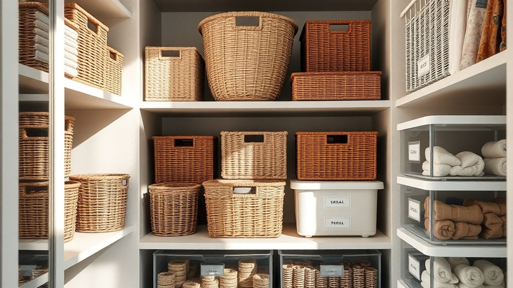 stylish storage solutions enhance organization