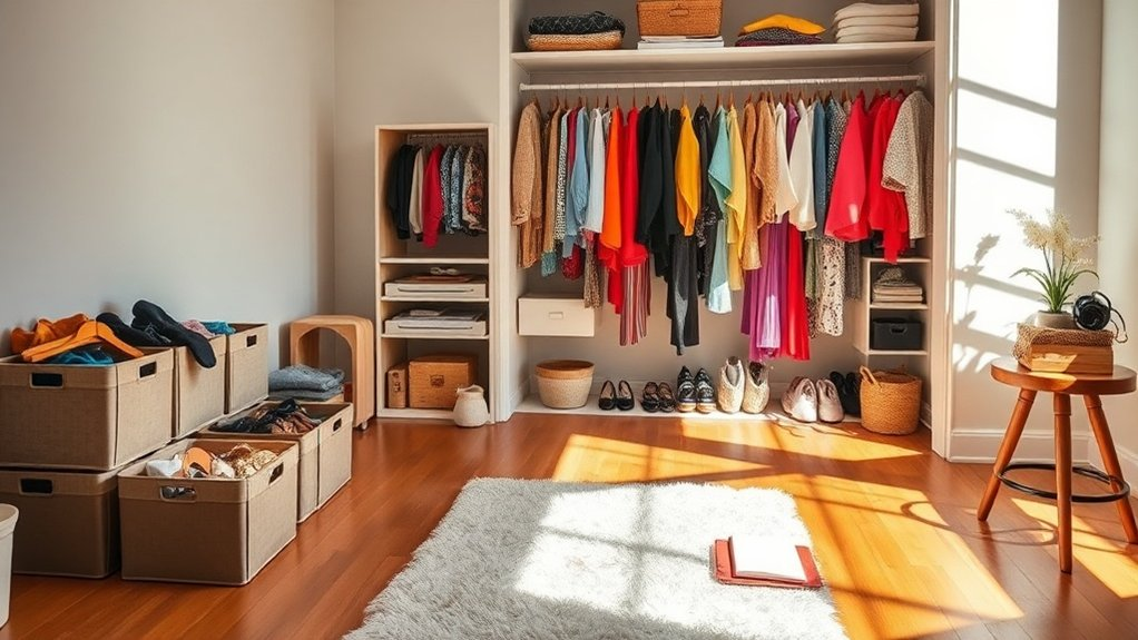 supplies for closet overhaul