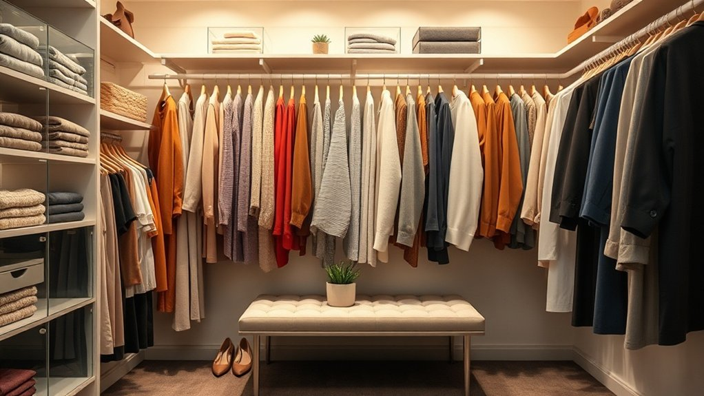 sustainable closet organization habits