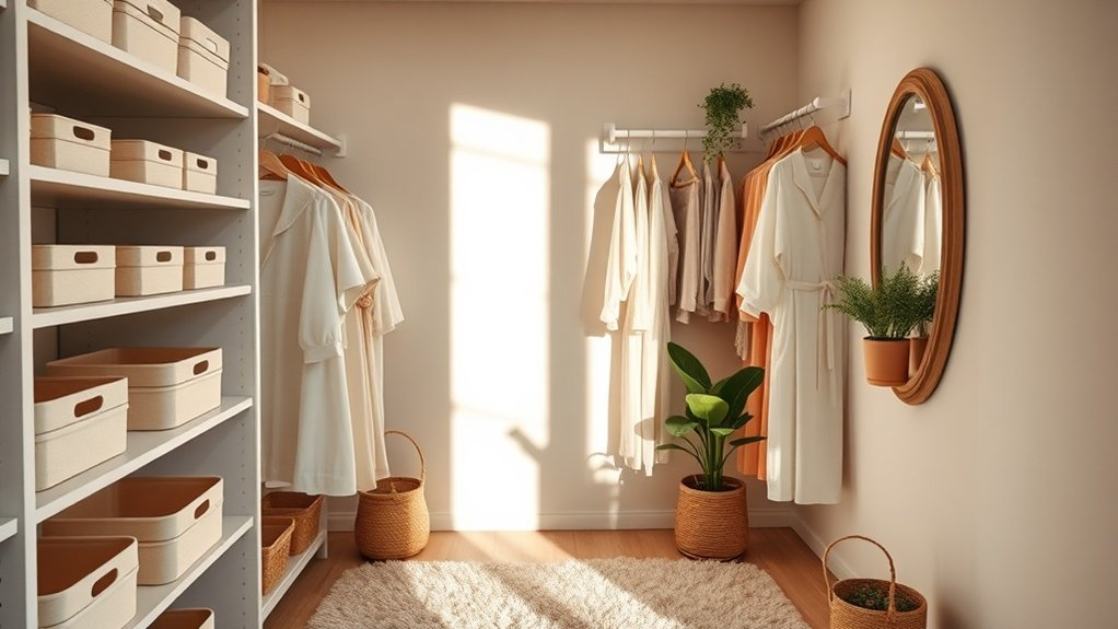 sustainable closet organization solutions