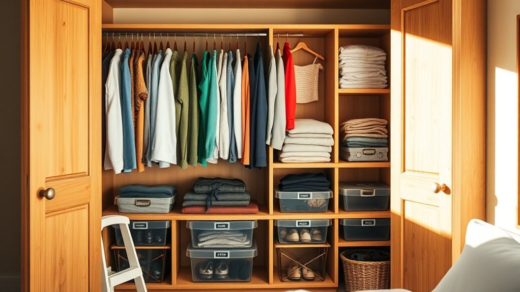 sustainable closet organization strategies