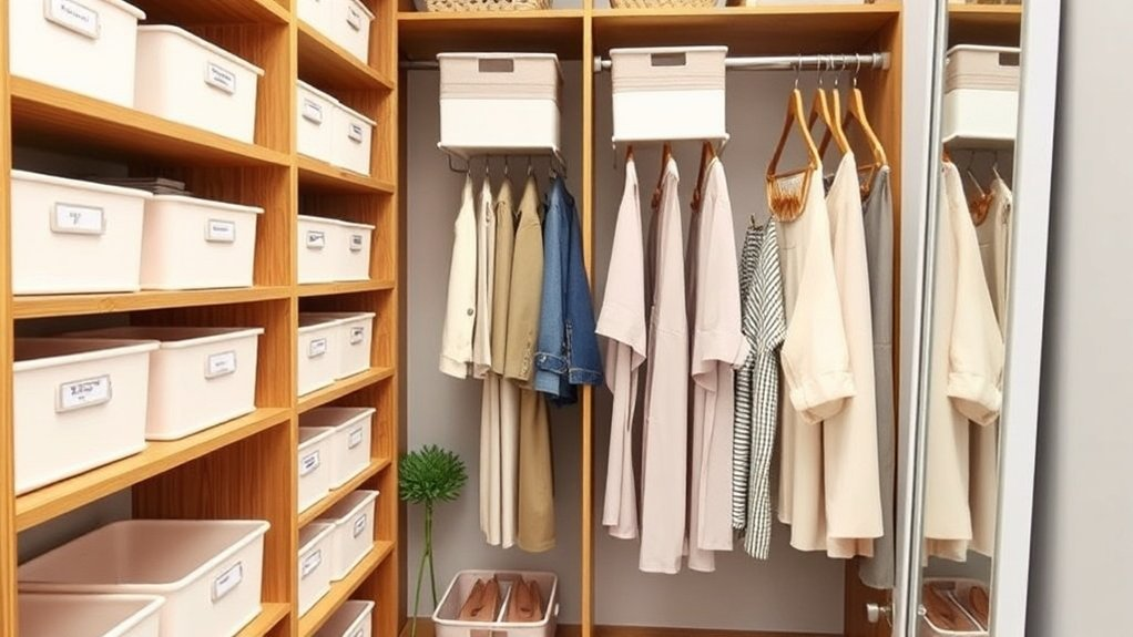 sustainable closet organization tips