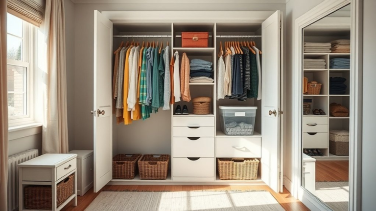 sustainable closet organization tips