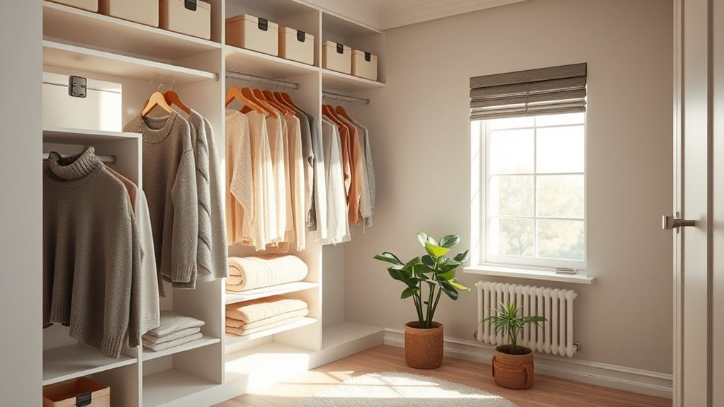 sustainable closet organization tips