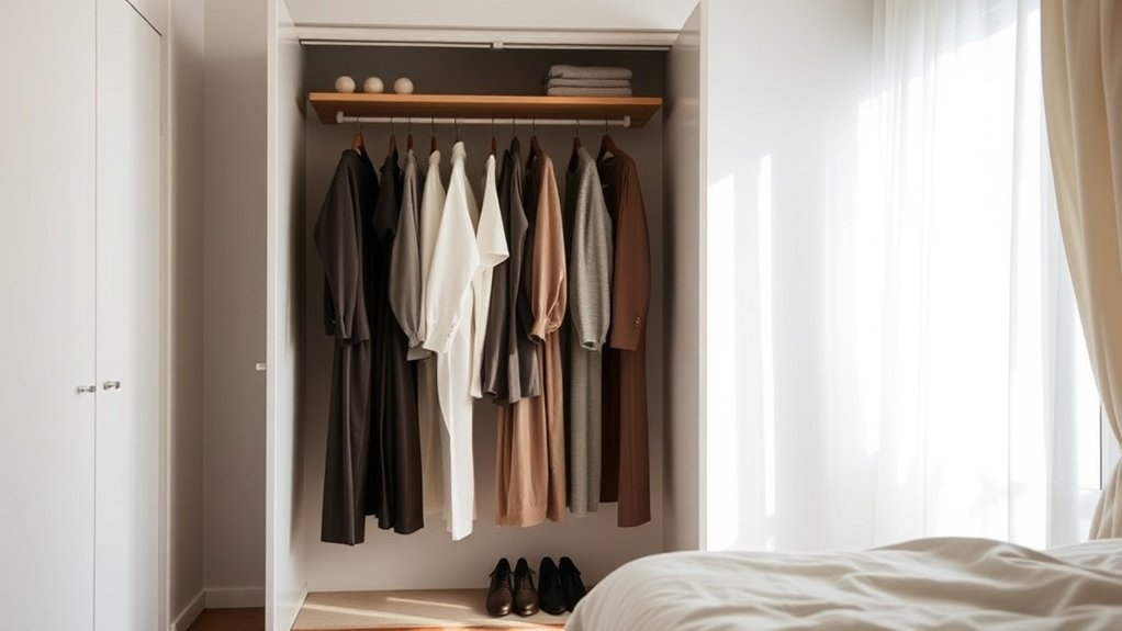 sustainable wardrobe organization tips