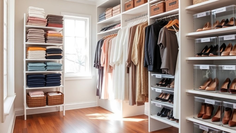 systematic closet space management