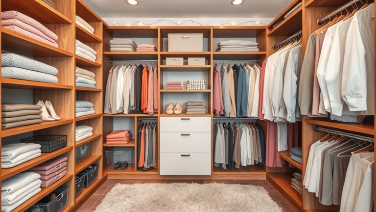 thoughtful closet storage solutions