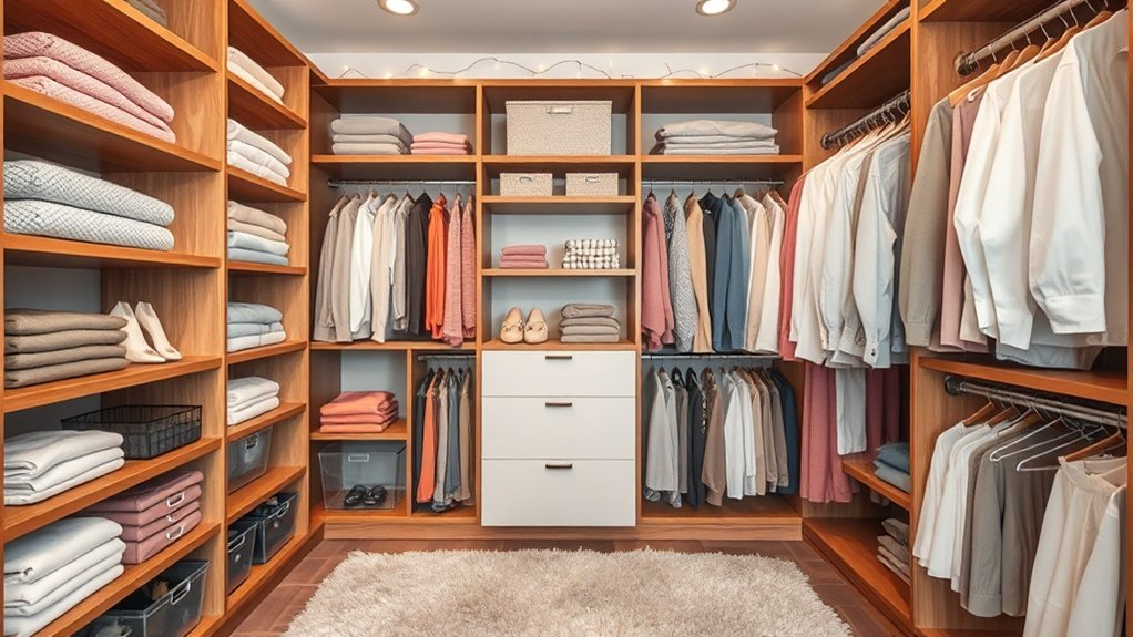 thoughtful closet storage solutions
