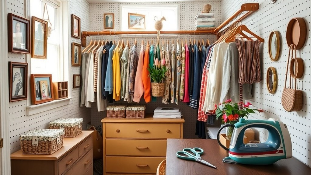 thrifting and diy organization