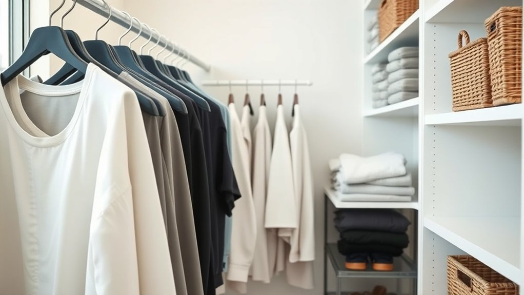 tidy closet organization tools