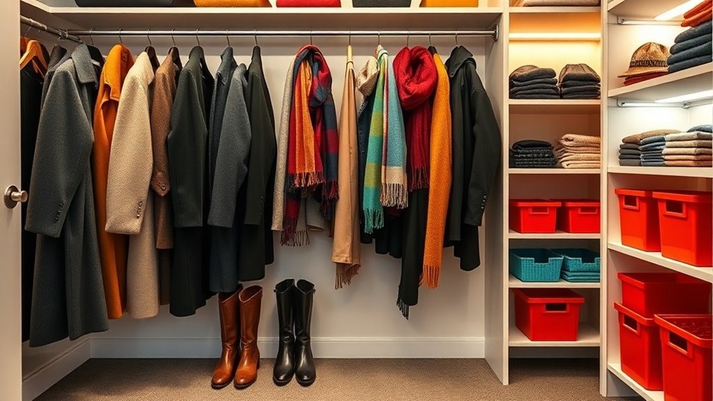 tidy coat closet maintenance