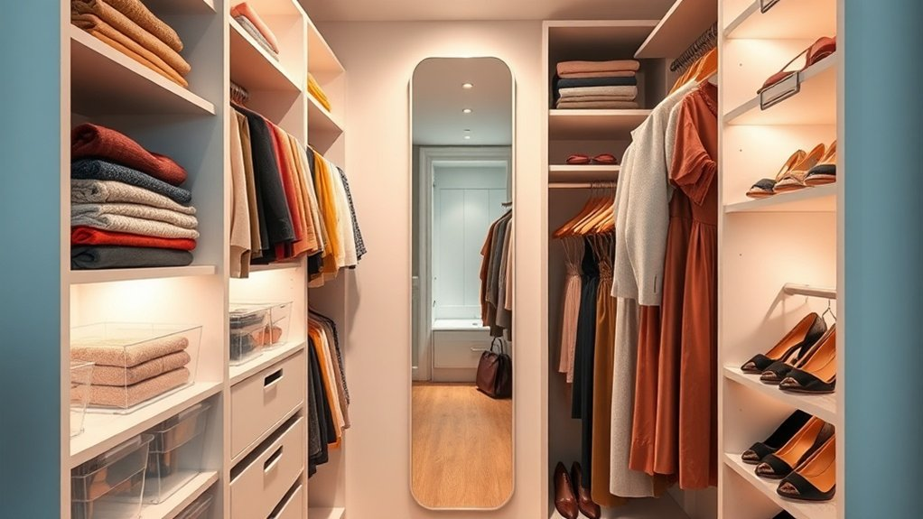 top small closet solutions