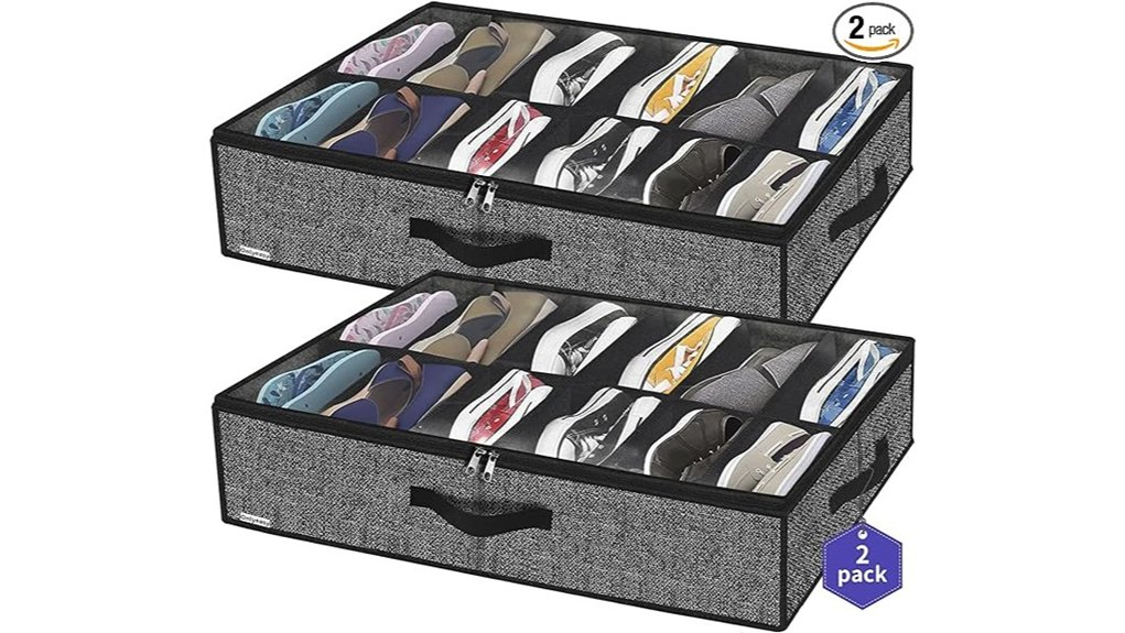 under bed shoe organizer