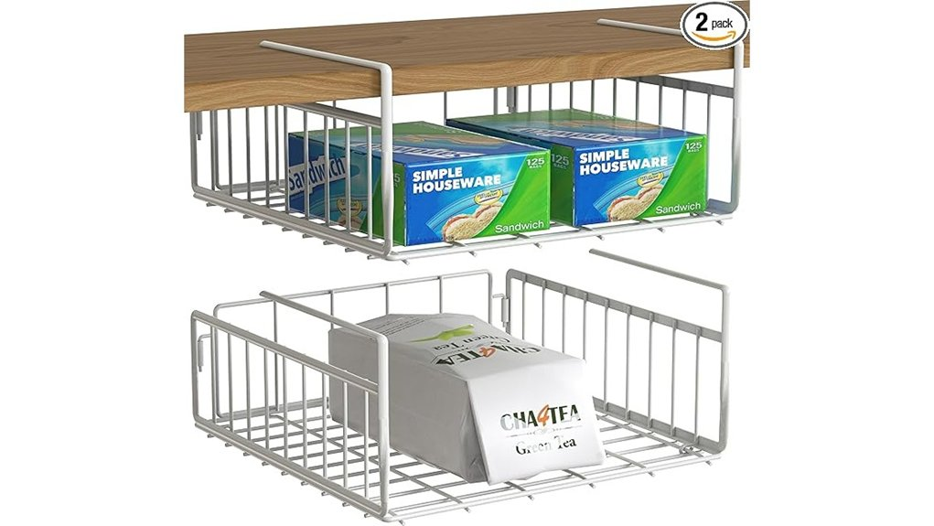 under shelf basket organizer