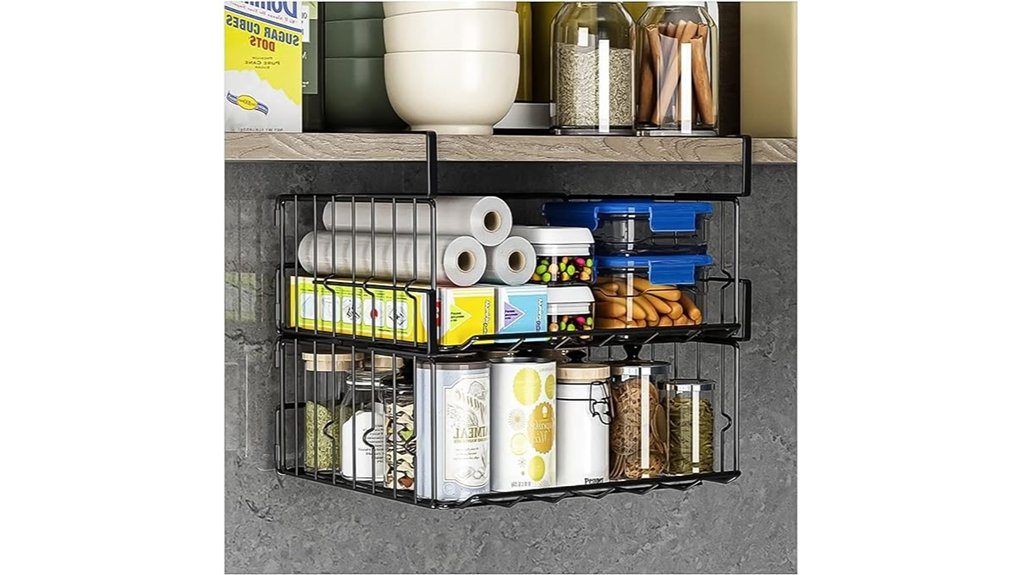 under shelf storage baskets