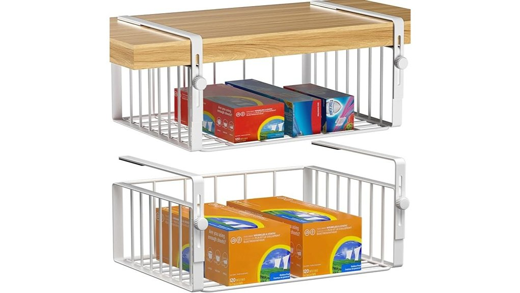 under shelf storage baskets