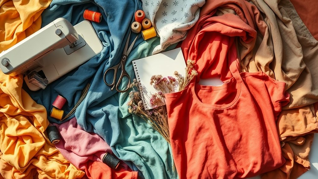 upcycle unwanted clothes creatively