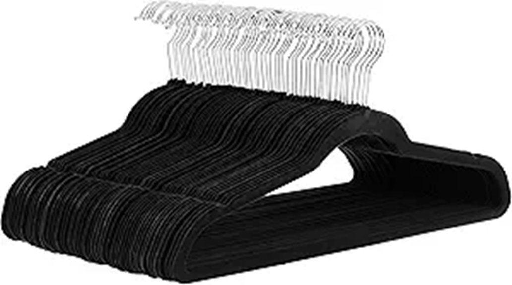 velvet non slip suit hangers