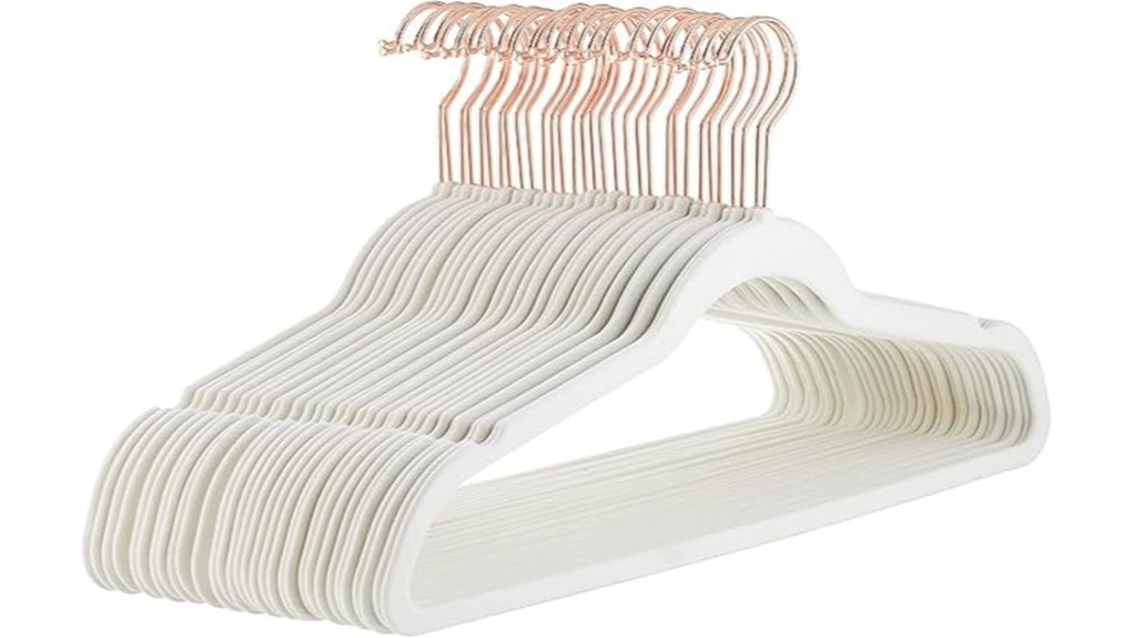 velvet non slip suit hangers