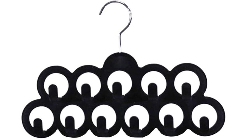 velvet scarf storage solution